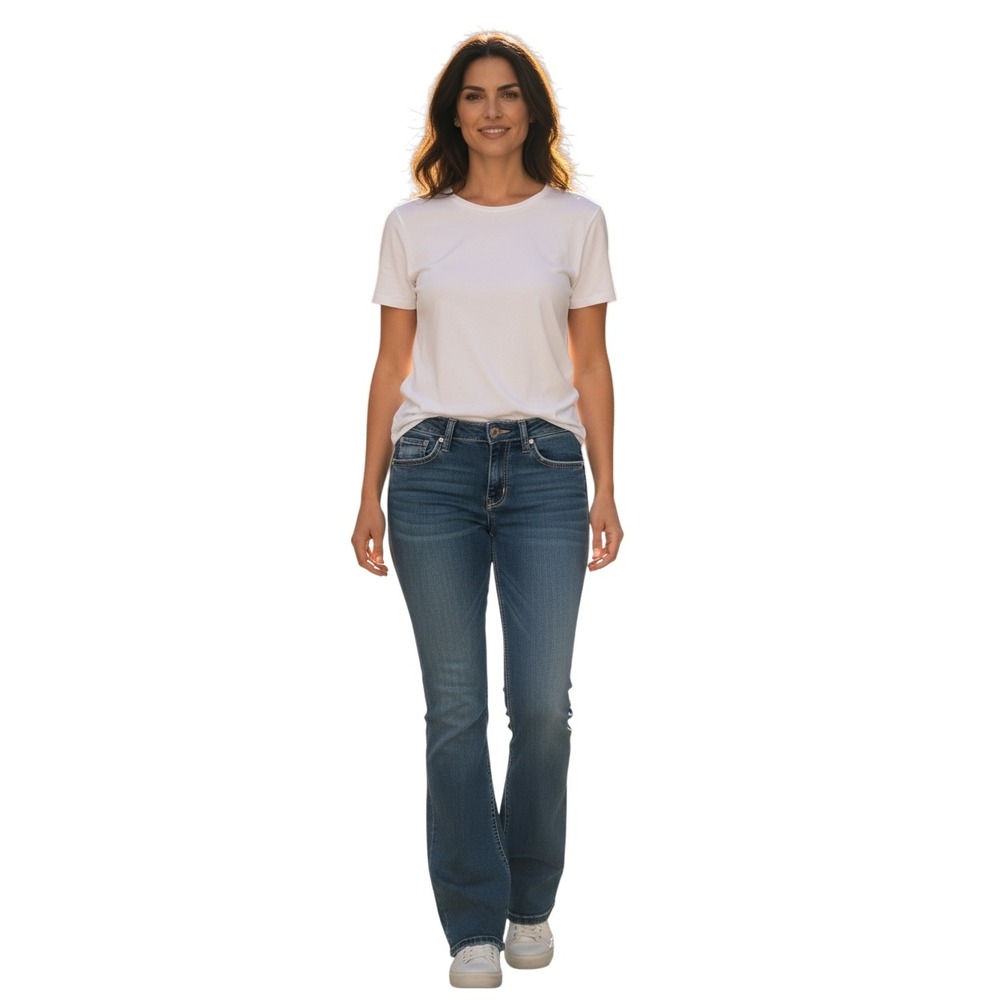 BIG STAR Maddie‎ Boot Mid Rise Jeans Women's 31XL Blue Denim Flared Leg